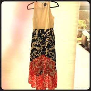 Spring time asymmetrical dress